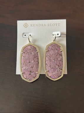 Kendra Scott Danielle Earrings Lavender Magnesite